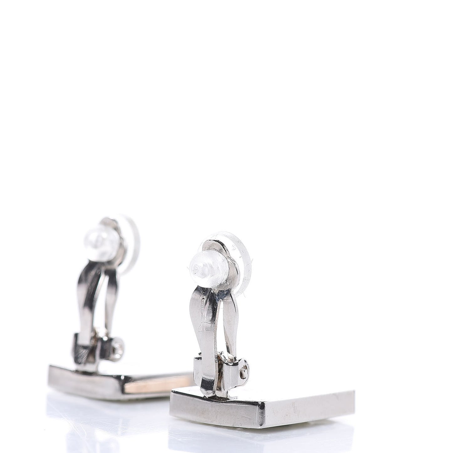 Crystal Wynn Exclusive Ace of Spades Clip On Earrings Silver