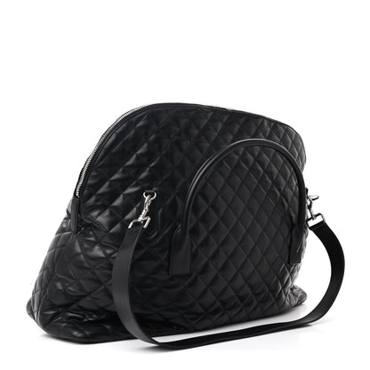 Saint Laurent Calfskin Quilted ES Giant Travel Bag Black 3 of 10