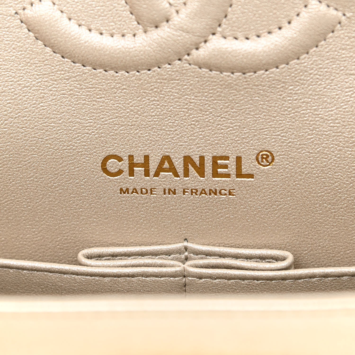 Chanel Metallic Lambskin Quilted Medium Double Flap Gold 6 of 11