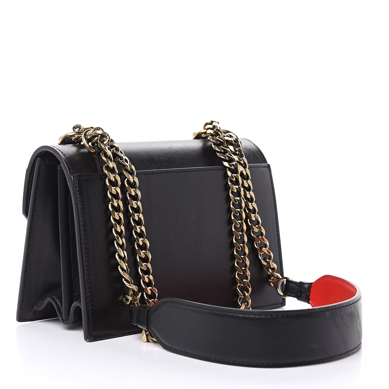 Christian Louboutin Calfskin Large Elisa Shoulder Bag Black 3 of 12