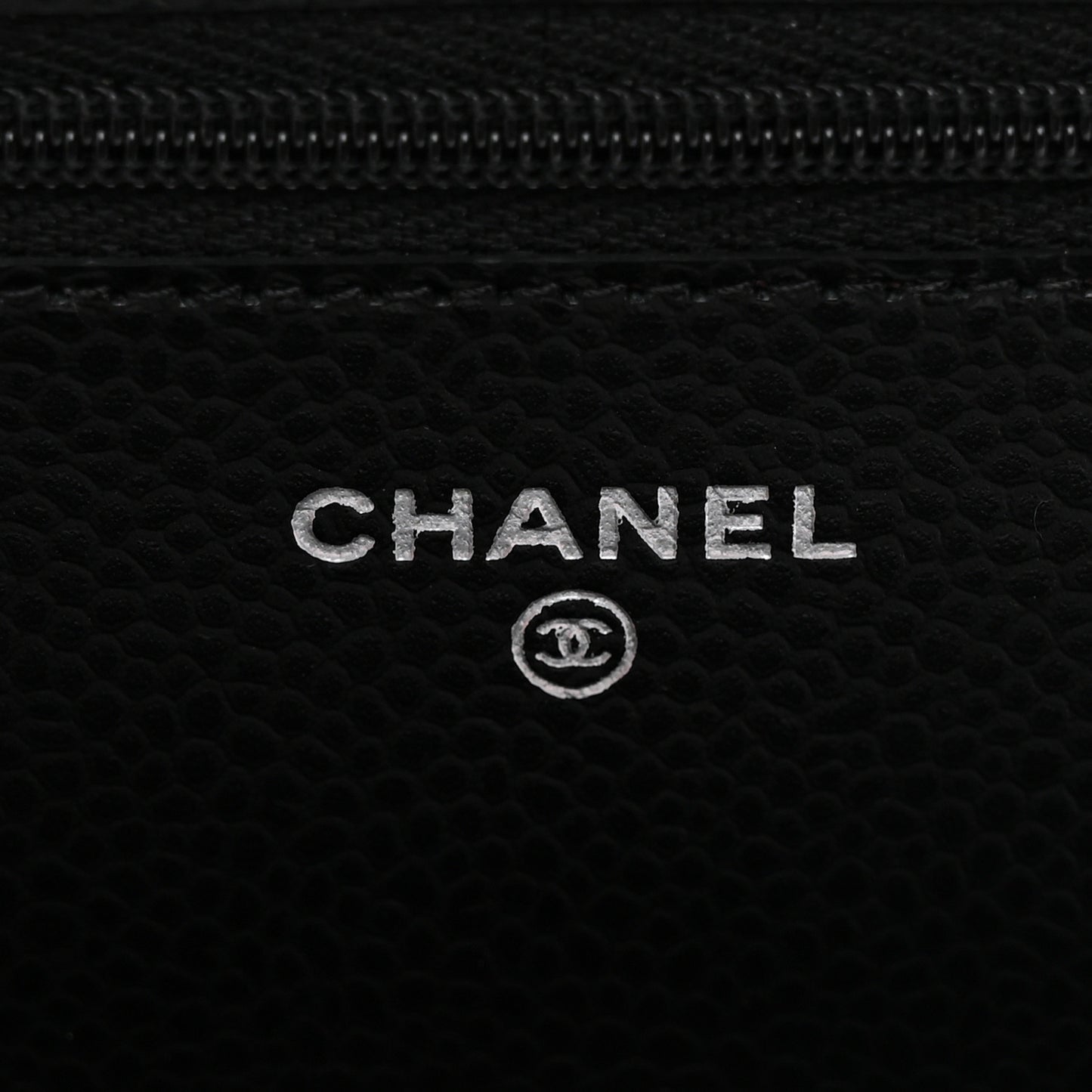 Caviar Quilted CC Turnlock Wallet On Chain WOC Black
