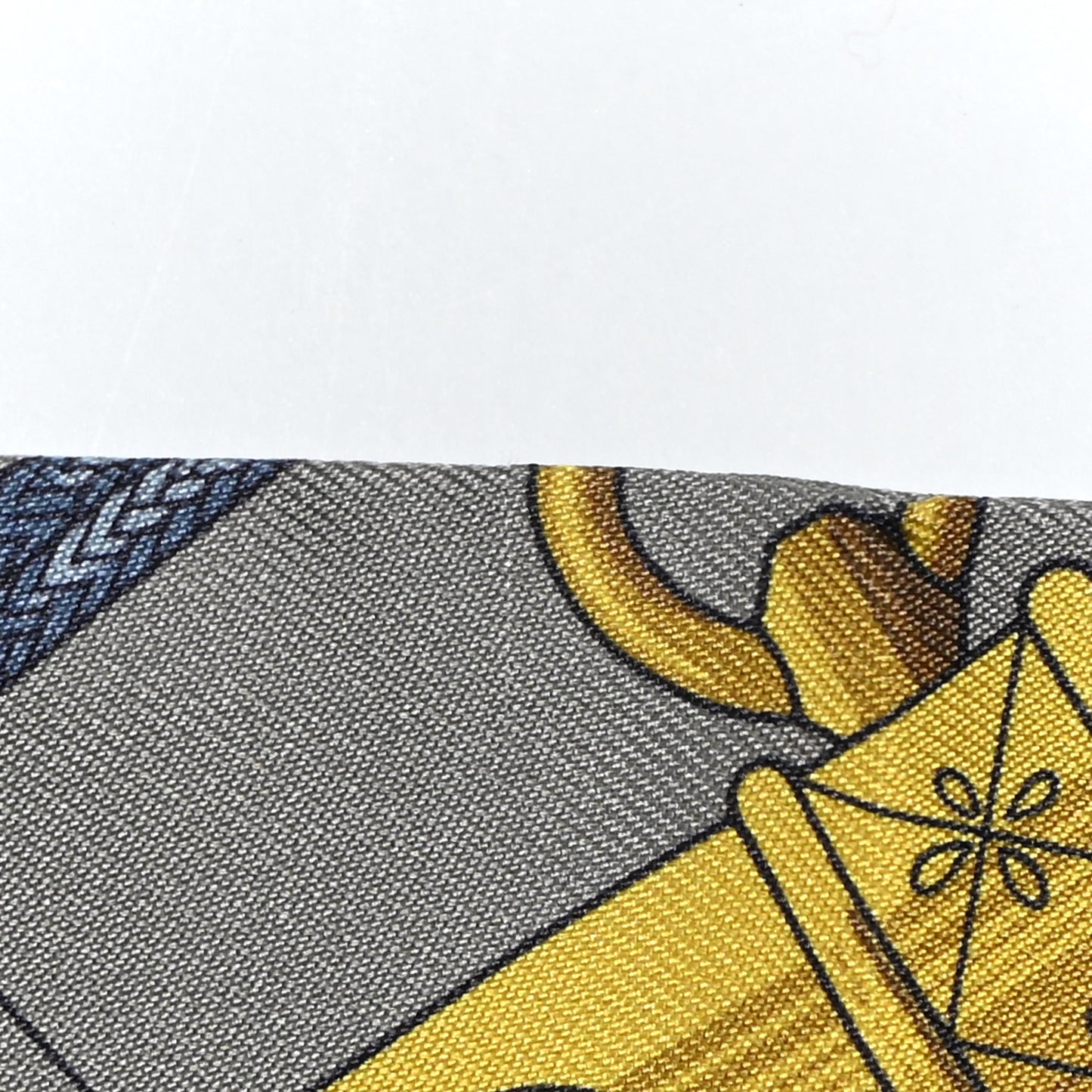 Silk Cliquetis Twilly Vert De Gris Anthracite