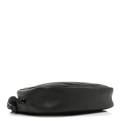 Saint Laurent Grain De Poudre Matelasse Monochrome Monogram Mini Lou Camera Bag Black 4 of 10