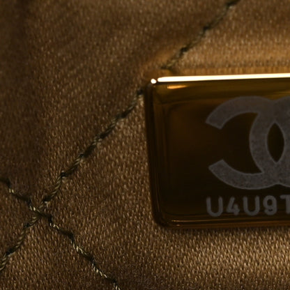 Chanel Shiny Calfskin Quilted Chanel 22 Green 8 of 11