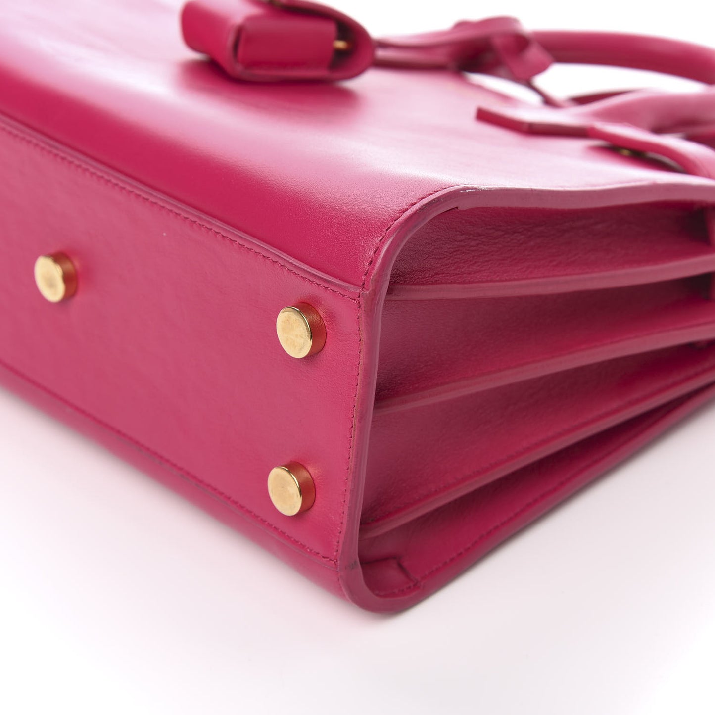 Calfskin Nano Sac De Jour Bubblegum