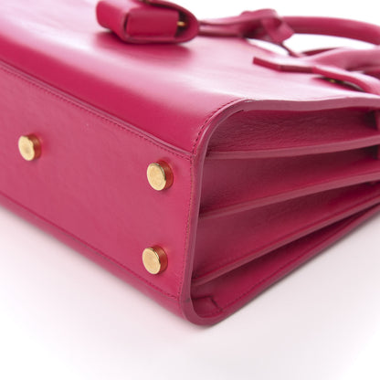 Saint Laurent Calfskin Nano Sac De Jour Bubblegum 14 of 14