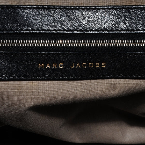 Quilted Leather Stam Black