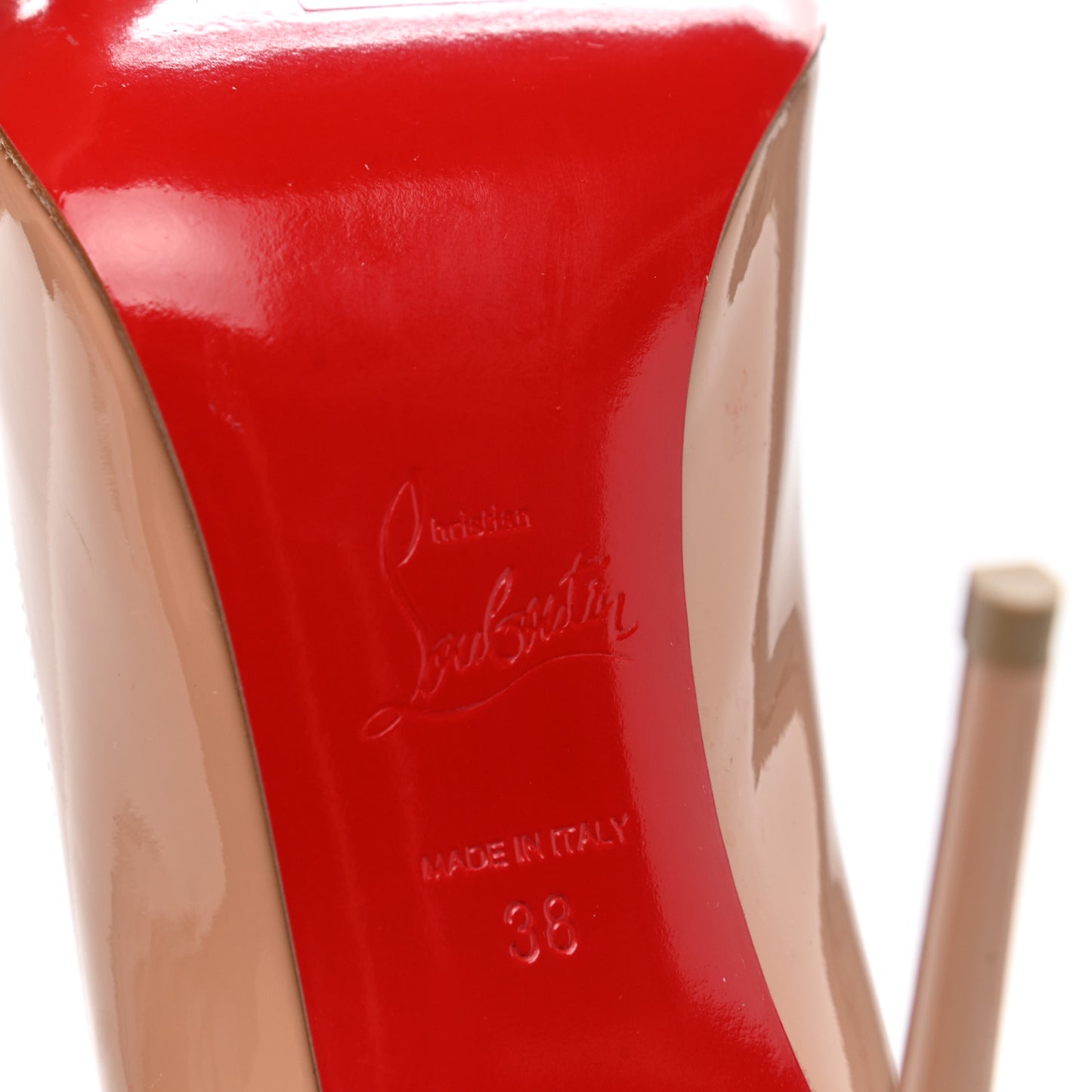 Patent Pigalle Follies 100 Pumps 38 Nude