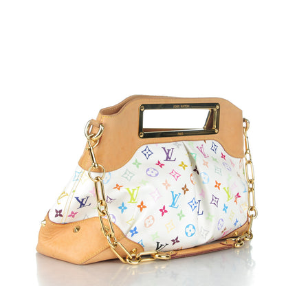 Louis Vuitton Monogram Multicolor Judy GM White 3 of 10