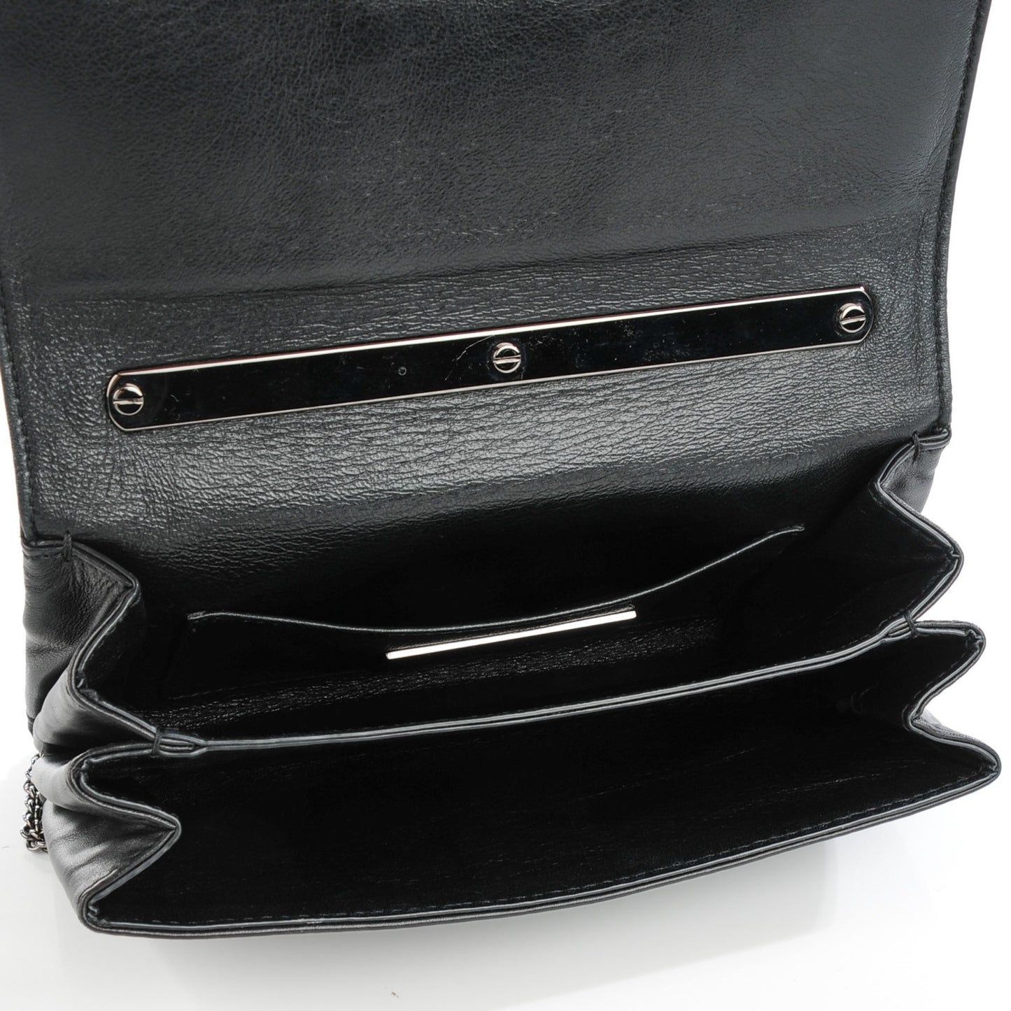 Nappa Crystal Encrusted Studs Va Va Voom Shoulder Bag Black