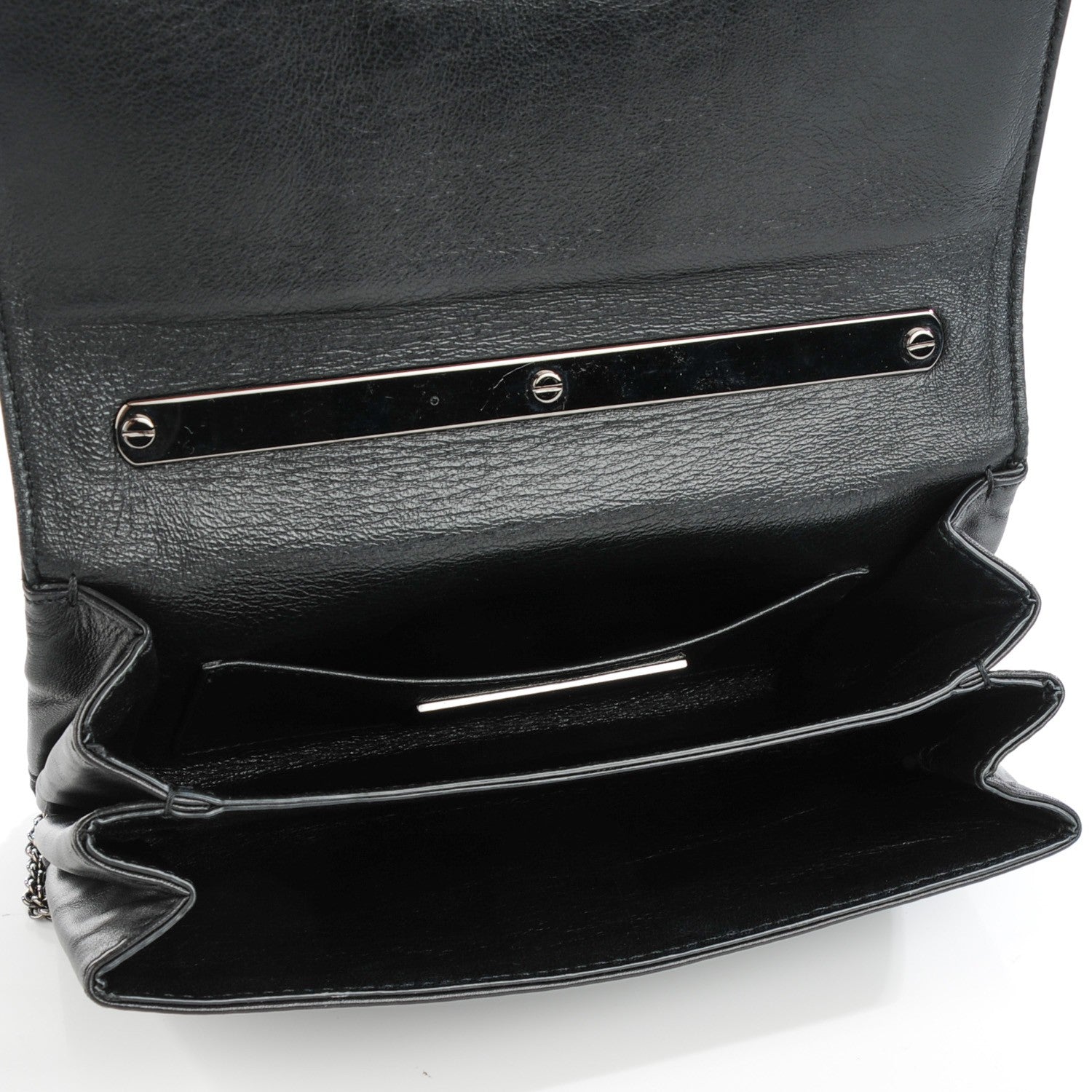 Valentino Garavani Nappa Crystal Encrusted Studs Va Va Voom Shoulder Bag Black 5 of 8