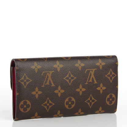 Louis Vuitton Monogram Emilie Wallet Fuchsia 3 of 7