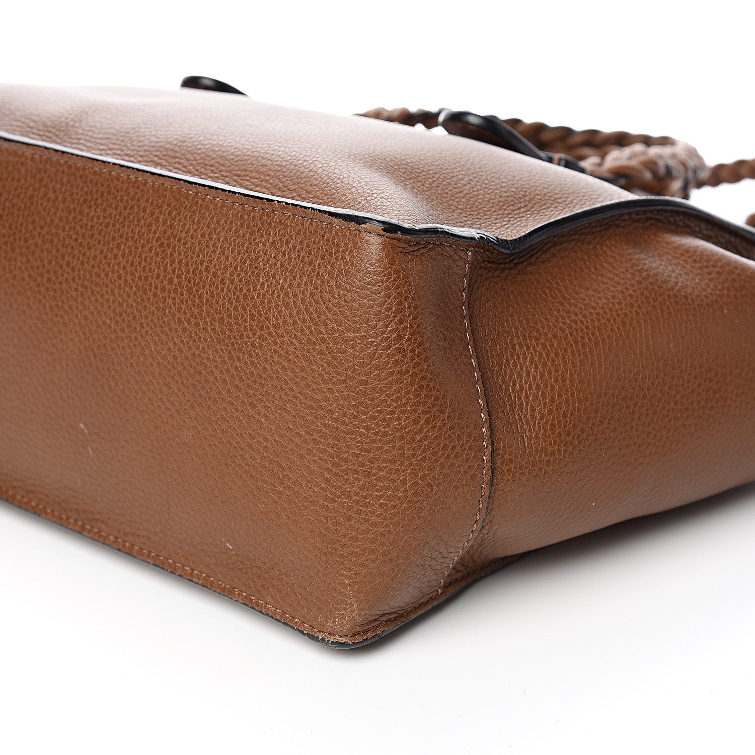 Valentino Garavani Grained Calfskin To Be Cool Tote Tan 12 of 12