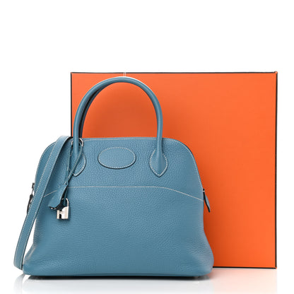 Hermes Togo Bolide 31 Blue Jean 10 of 10