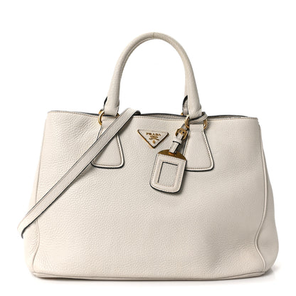 Prada Vitello Daino Tote Talco 1 of 9