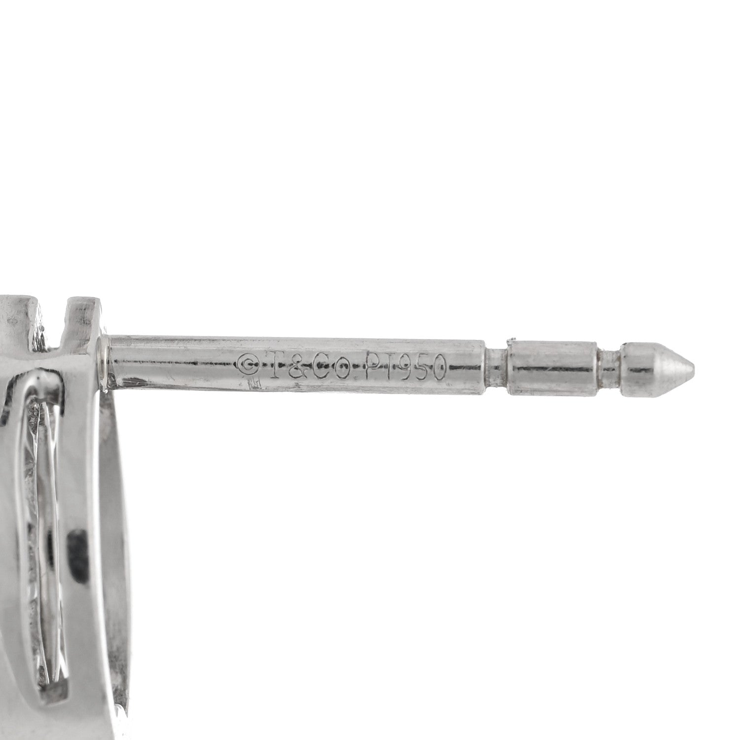 Tiffany Platinum Diamond Marquise Drop Earrings 4 of 5