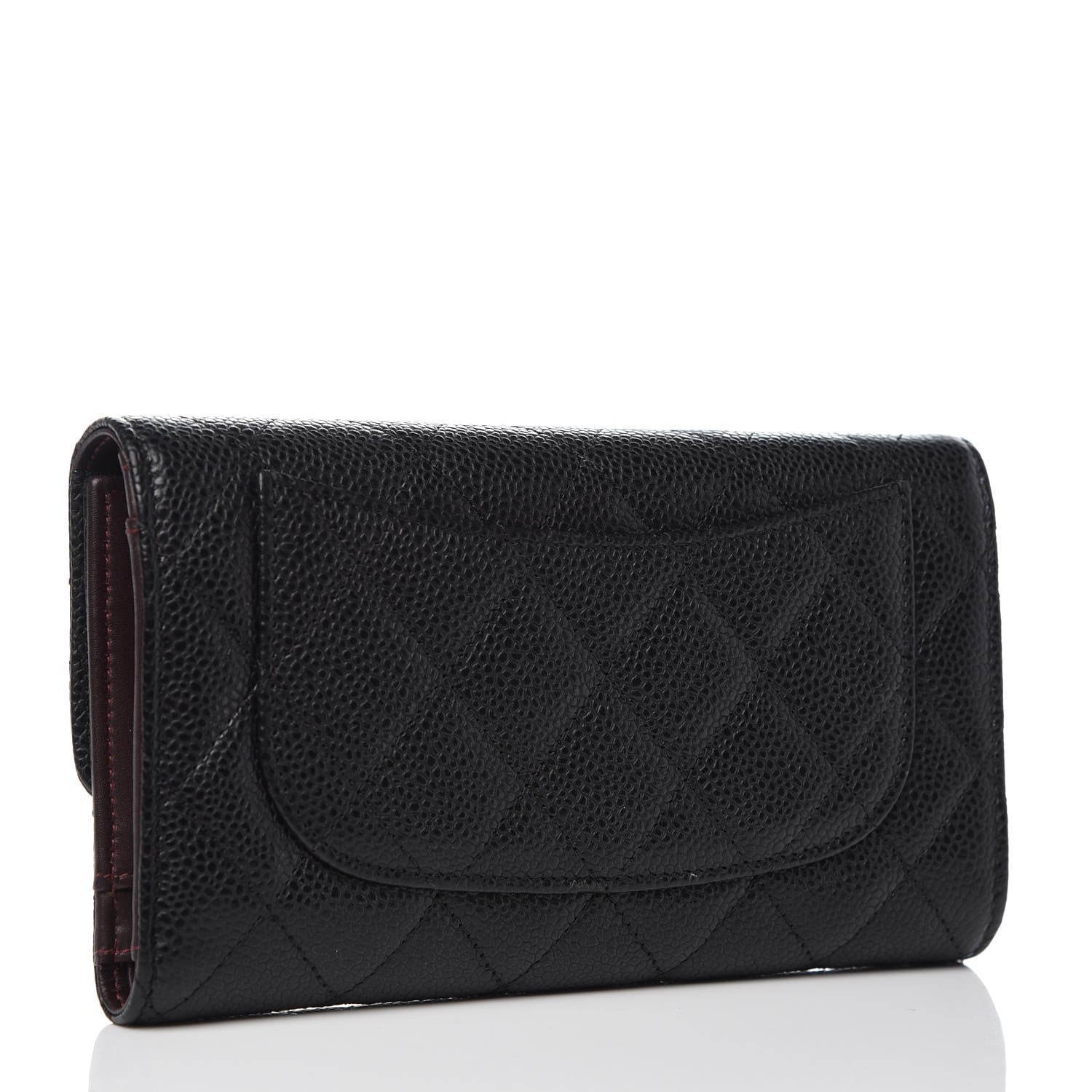 Chanel Caviar Quilted Large Flap Wallet Black 3 of 12