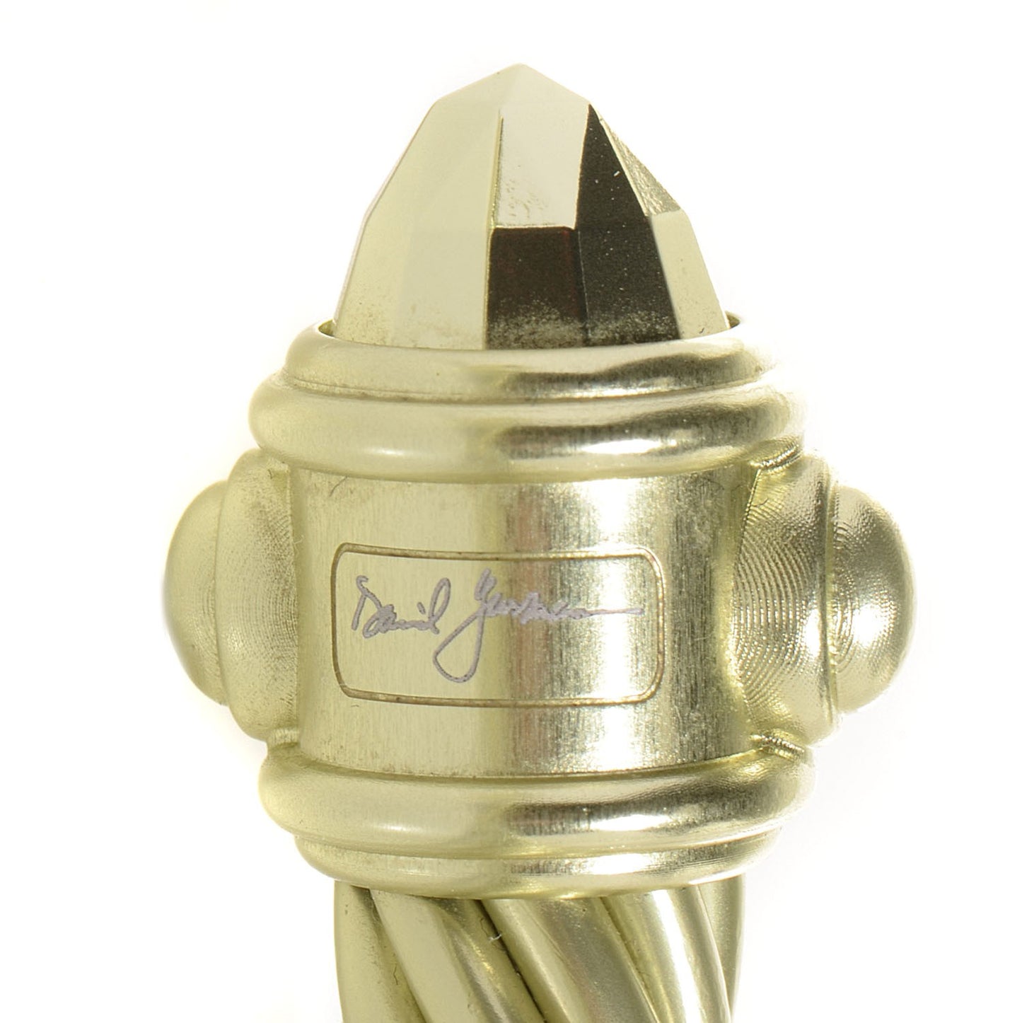 Aluminum Renaissance 10mm Cable Bracelet Champagne