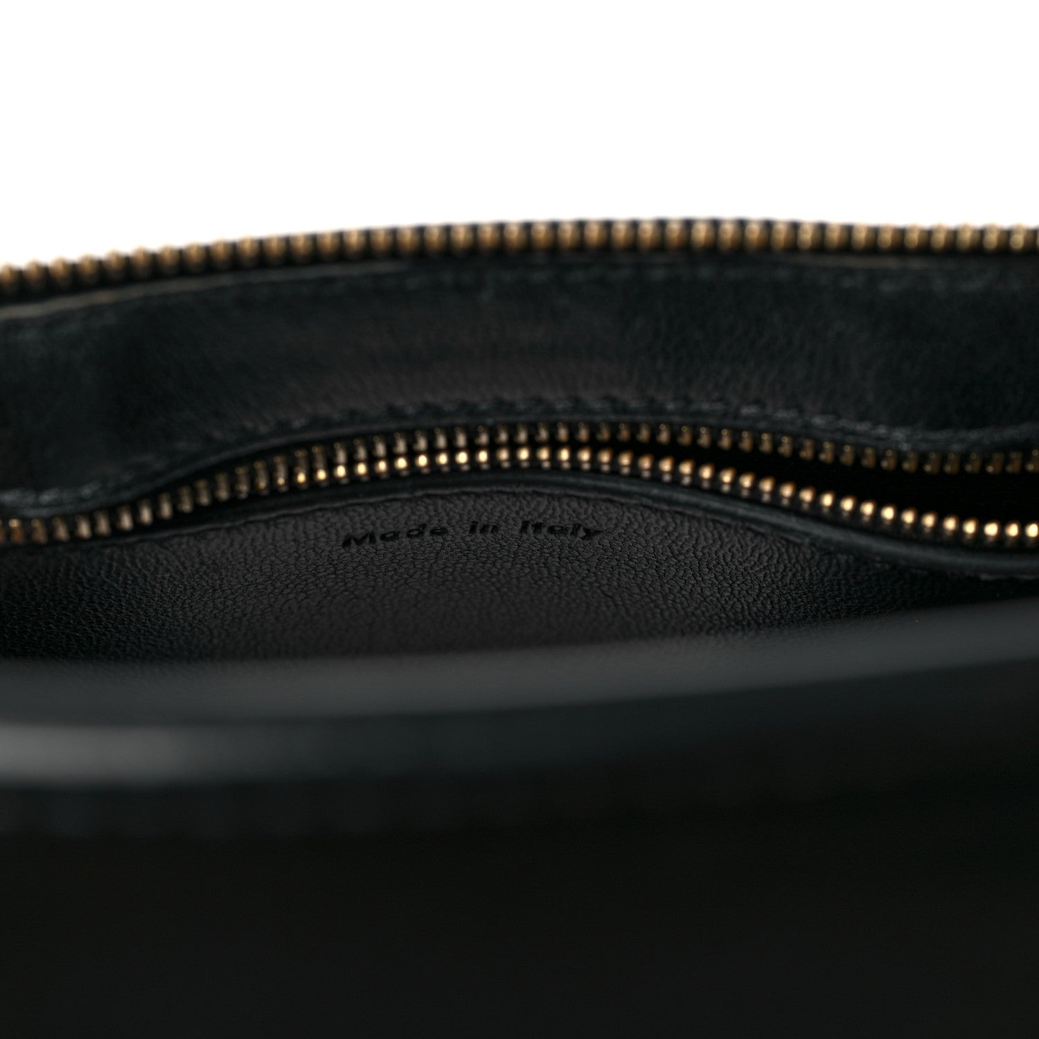 Celine Smooth Calfskin Medium Bi-Color Edge Shoulder Bag Black Navy 6 of 8