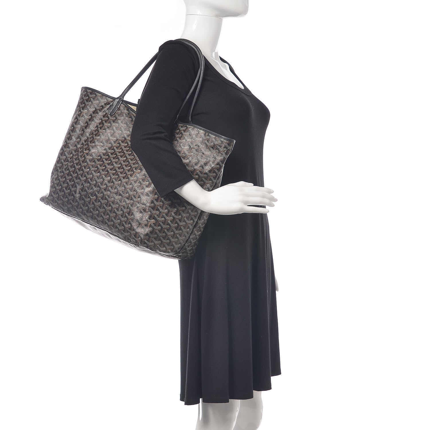 Goyard Goyardine Saint Louis GM Black 2 of 16