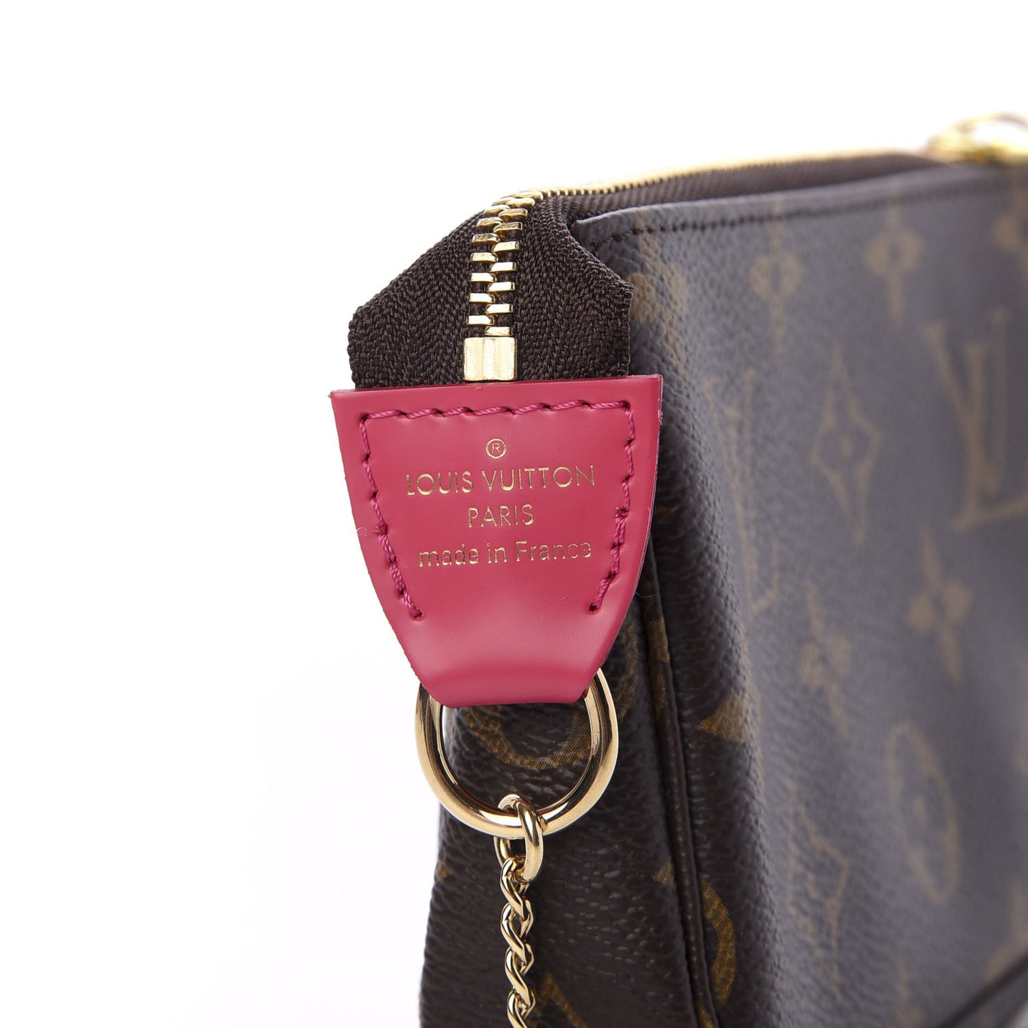 Monogram 2020 Christmas Animation Roller Coaster Mini Pochette Accessories Pivoine