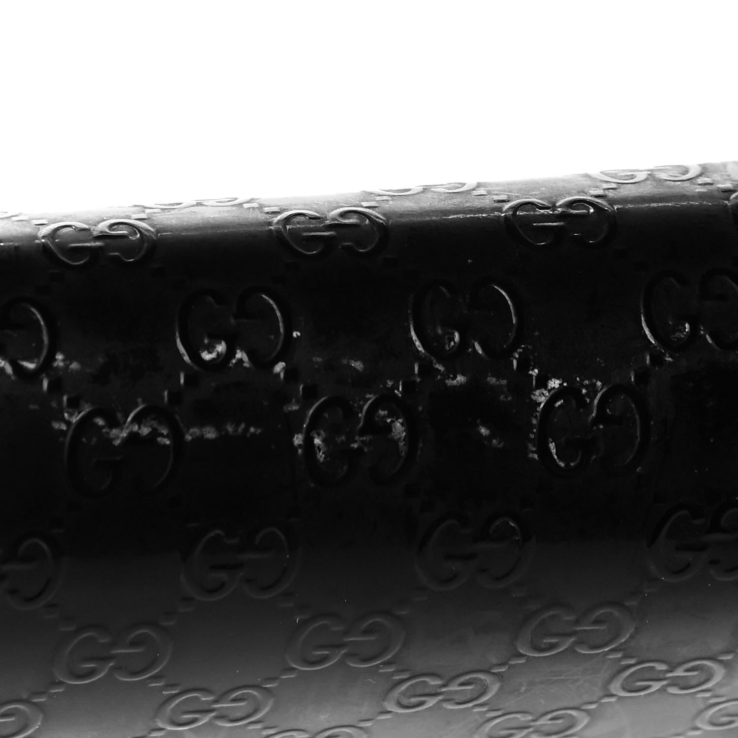 Gucci Patent Microguccissima Small Broadway Clutch Black 9 of 9