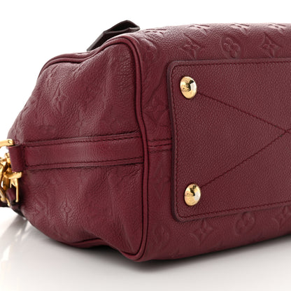 Louis Vuitton Empreinte Monogram Speedy Bandouliere 25 Wine 8 of 11