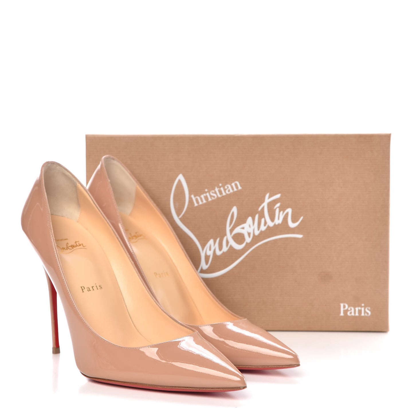 Patent Decollete 554 100 Pumps 40.5 Nude
