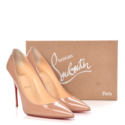 Christian Louboutin Patent Decollete 554 100 Pumps 40.5 Nude 13 of 13