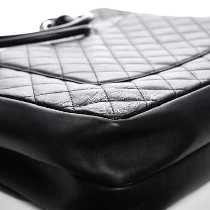 Chanel Calfskin Quilted Cambon Multipocket Top Handle Bag Black 10 of 10