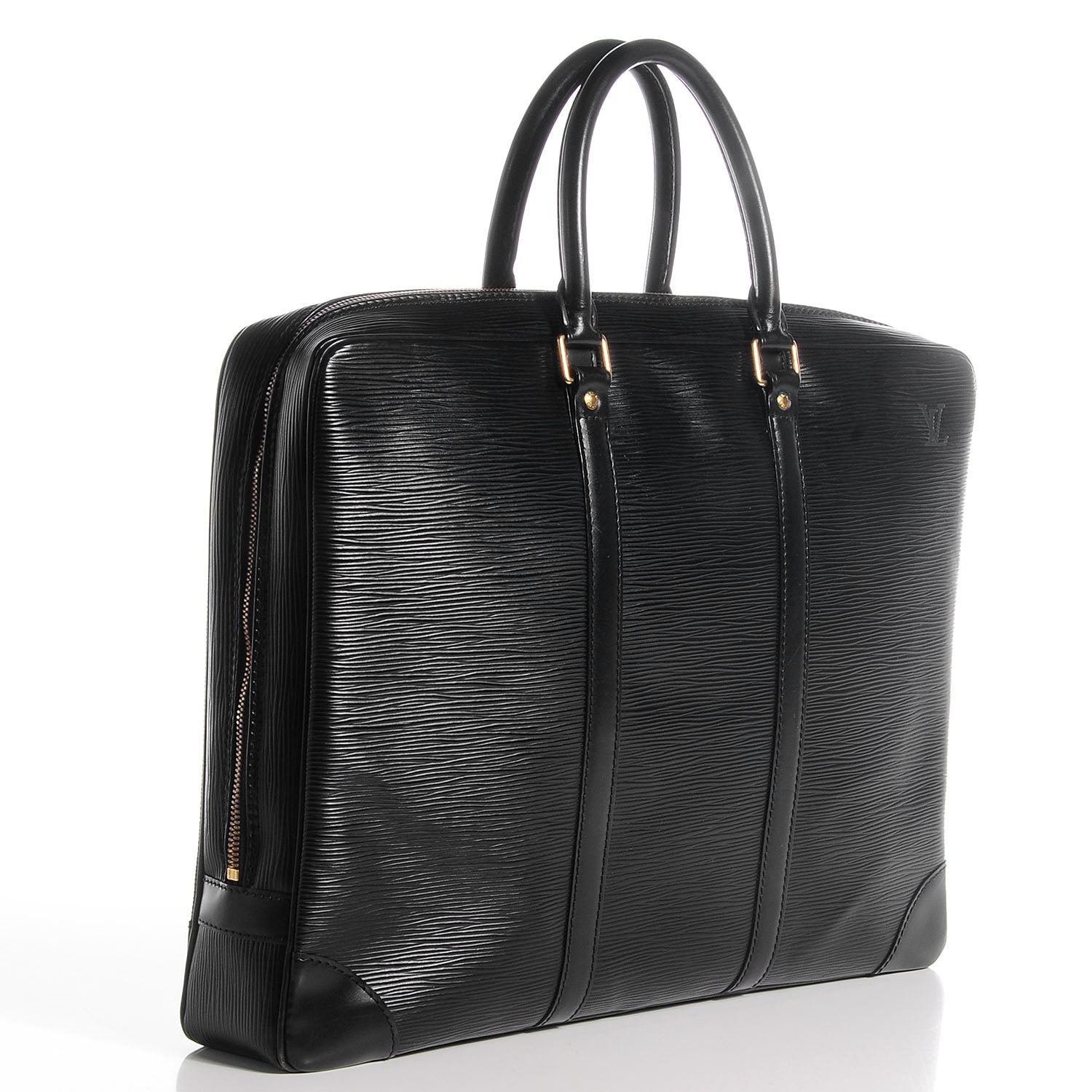 Louis Vuitton Epi Porte-Documents Voyage Briefcase Black 3 of 7