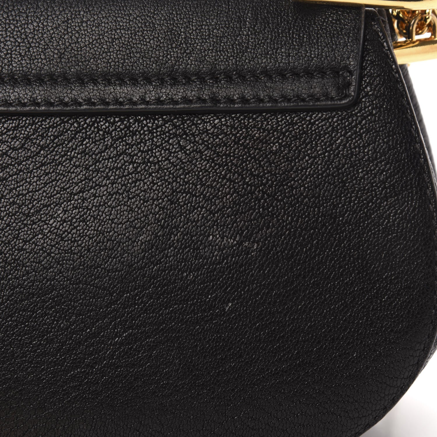 Chloe Grained Lambskin Nano Drew Shoulder Bag Black 12 of 13