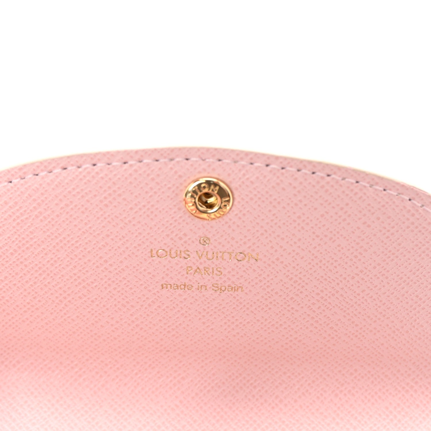 Louis Vuitton Damier Azur Rosalie Coin Purse Rose Ballerine 6 of 6