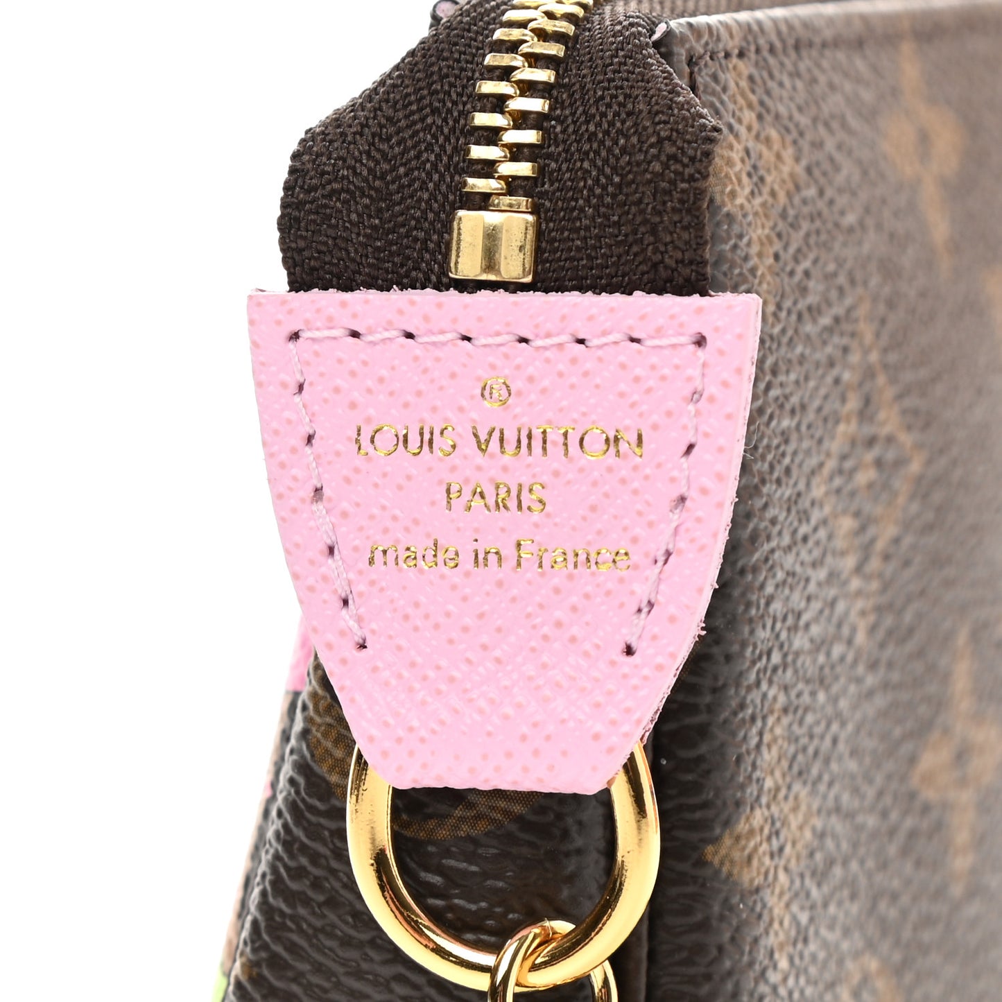 Monogram 2021 Christmas Animation Japanese Garden Mini Pochette Accessories Wisteria Pink