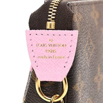 Louis Vuitton Monogram 2021 Christmas Animation Japanese Garden Mini Pochette Accessories Wisteria Pink 6 of 8