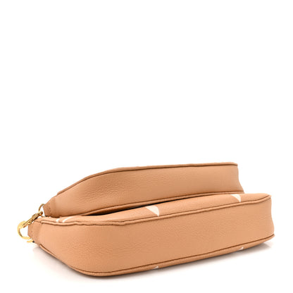 Louis Vuitton Empreinte Monogram Giant Multi Pochette Accessories Arizona Creme 4 of 10