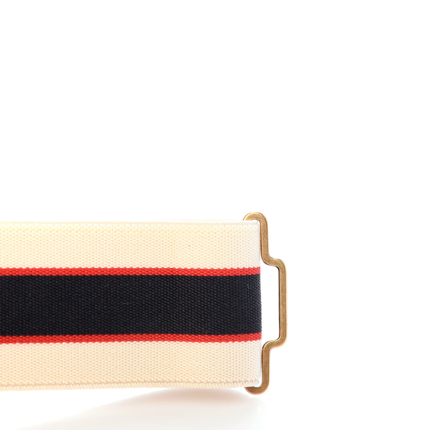 Gucci Jacquard Crystal Stripe Double G Belt 95 38 White 5 of 5