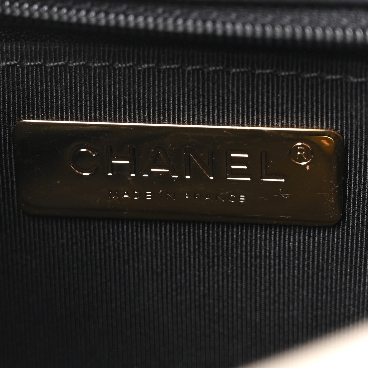 Chanel Fabric Printed Medium Chanel 19 Flap Black Ecru 6 of 11