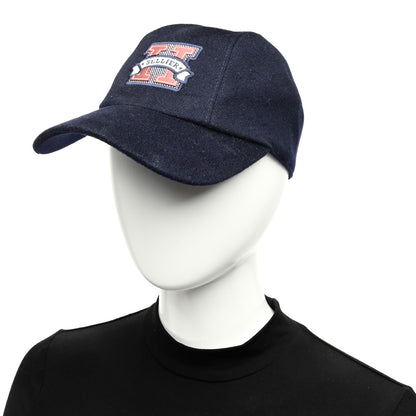 Hermes Cashmere Canvas Swift Davis H Sellier Cap 58 Marine 3 of 8