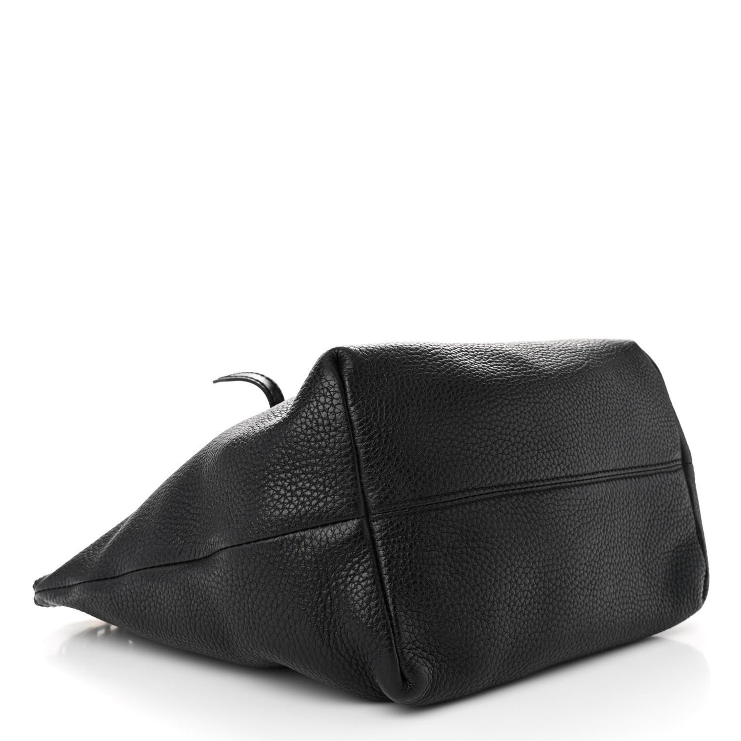 London Grainy Calfskin Small Salisbury Tote Black