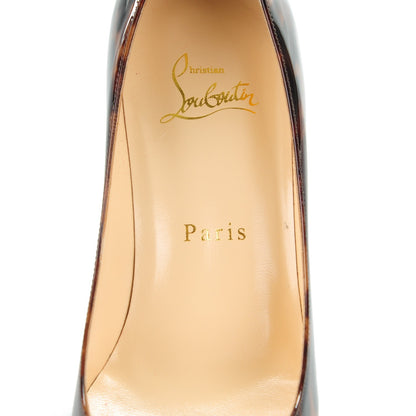 Louis Vuitton CHRISTIAN LOUBOUTIN Patent Tartaruga Decollete 554 70 Pumps 36 Testa Di Moro 7 of 8