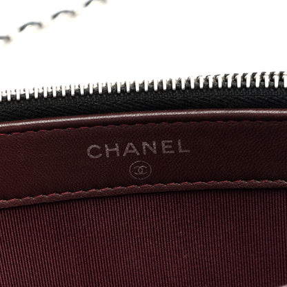 Chanel Lambskin Quilted Small Clutch With Chain Black 8 of 13