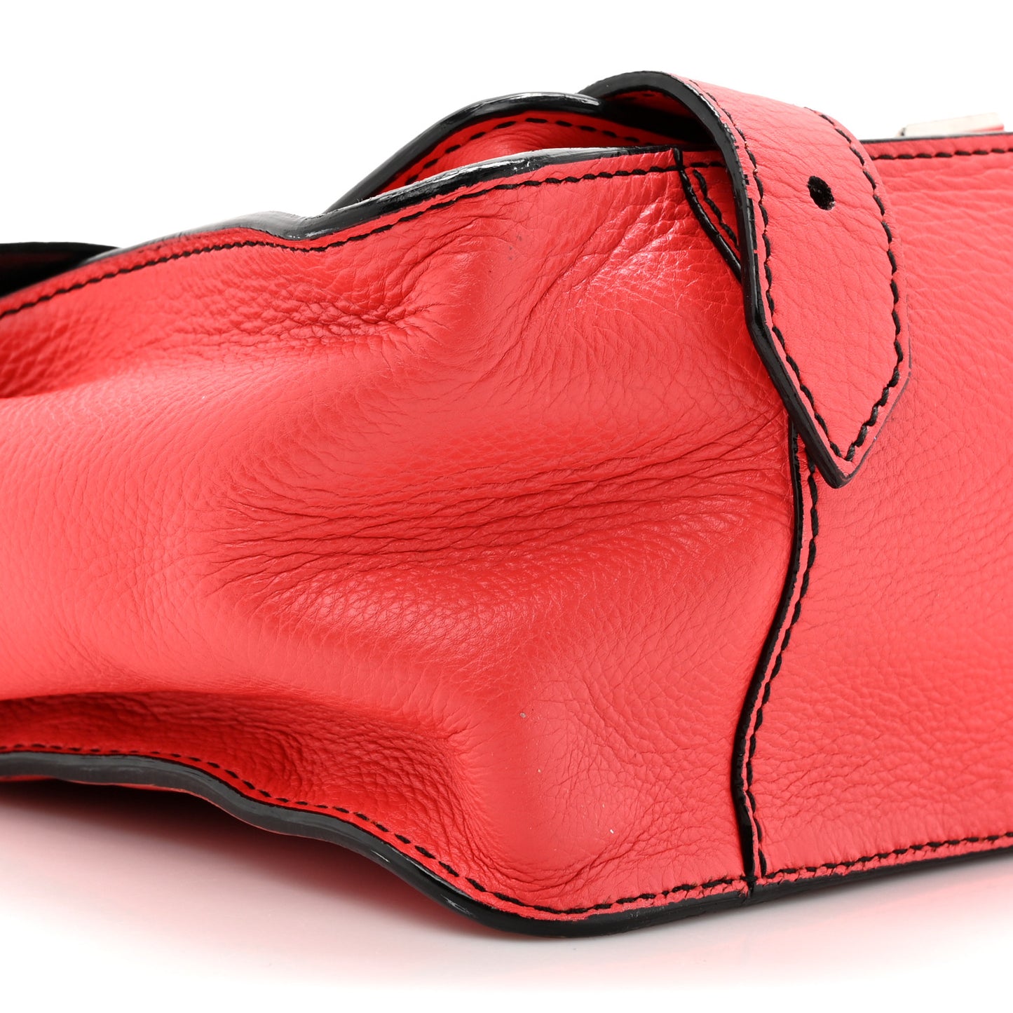Grainy Calfskin Tiny PS1 Satchel Geranium