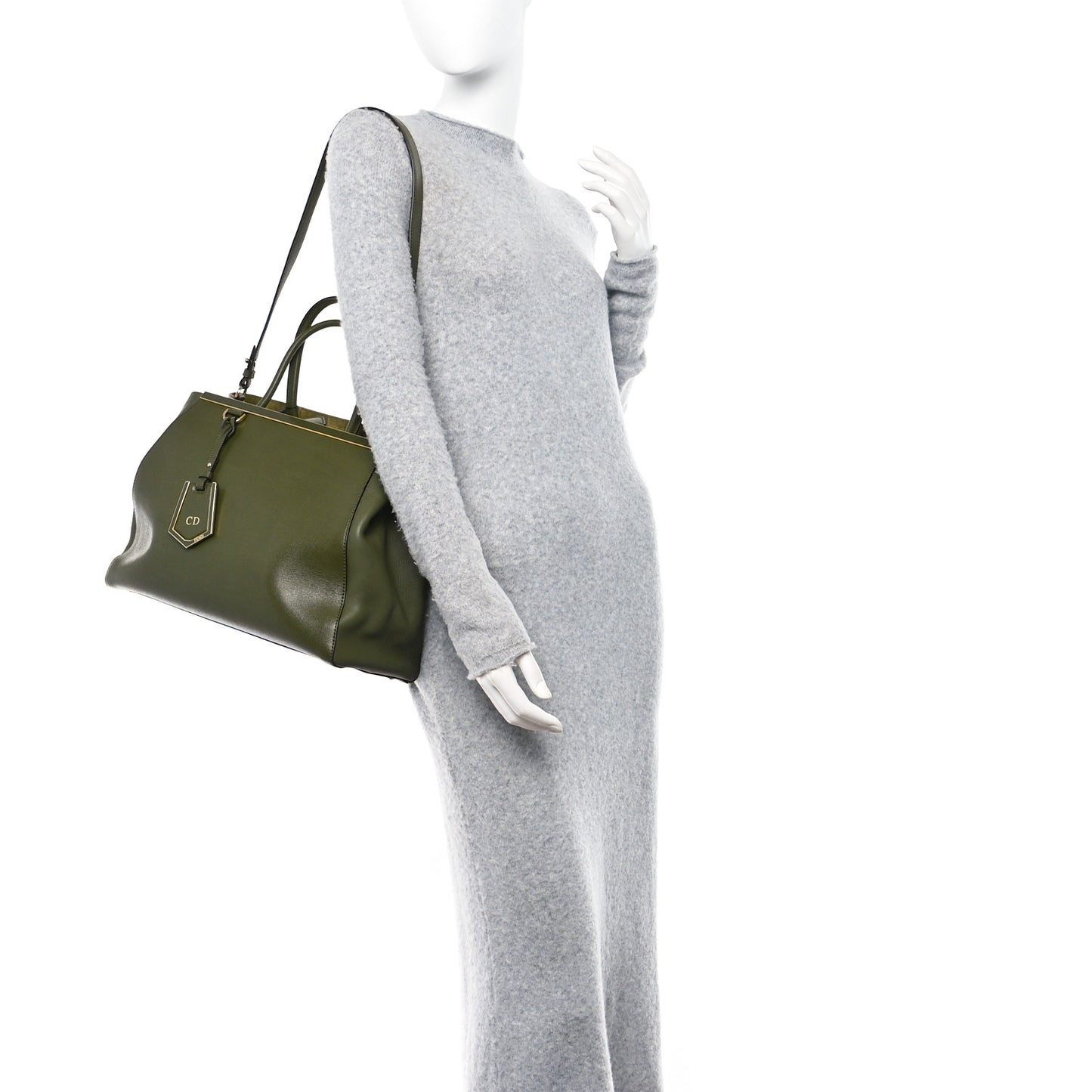 Vitello Elite Regular 2Jours Tote Oliva