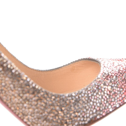 Christian Louboutin Suede Burma Strass Degrade So Kate 100 Pumps 35.5 Topaz 8 of 11