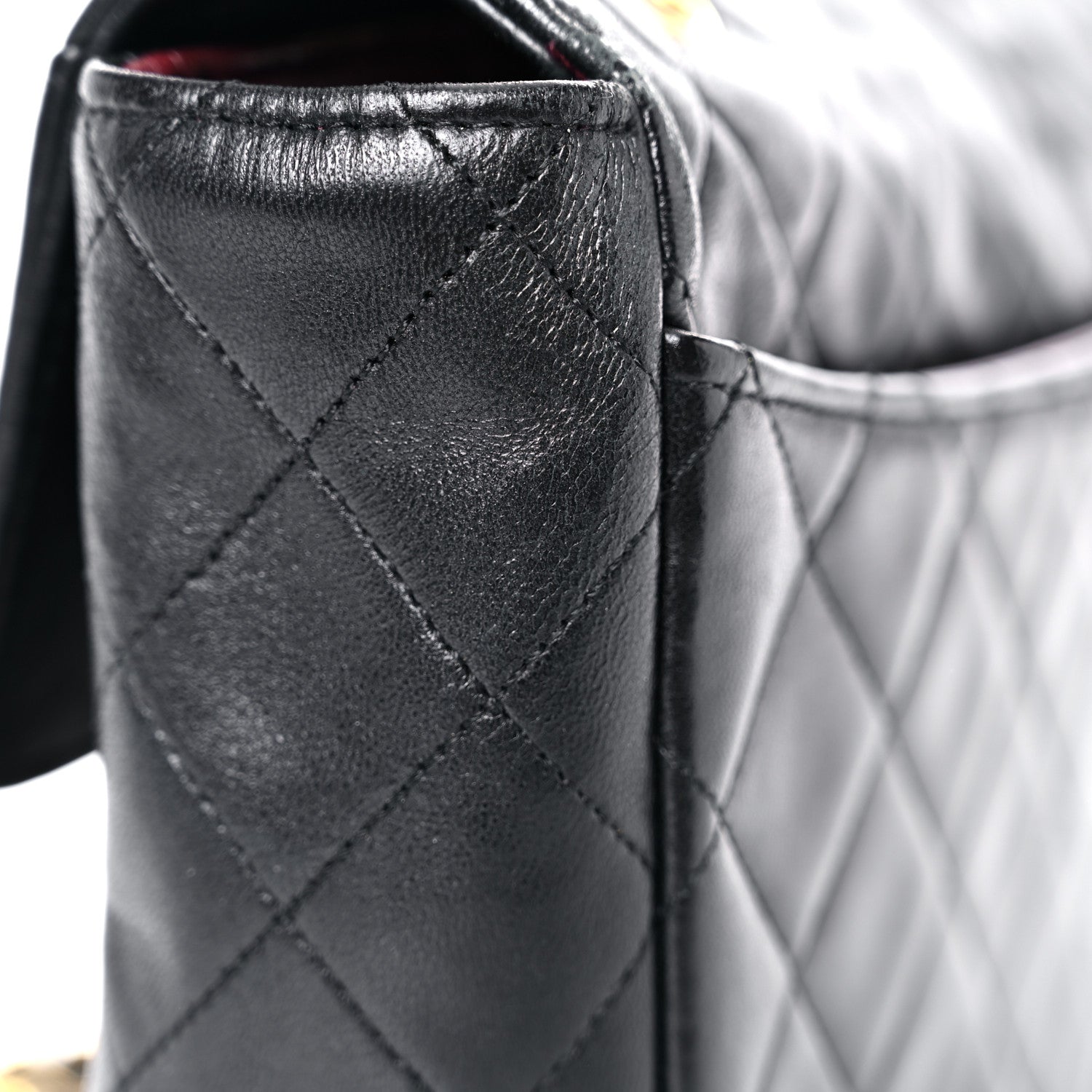 Chanel Lambskin Quilted Medium Single Flap Black 22 of 22