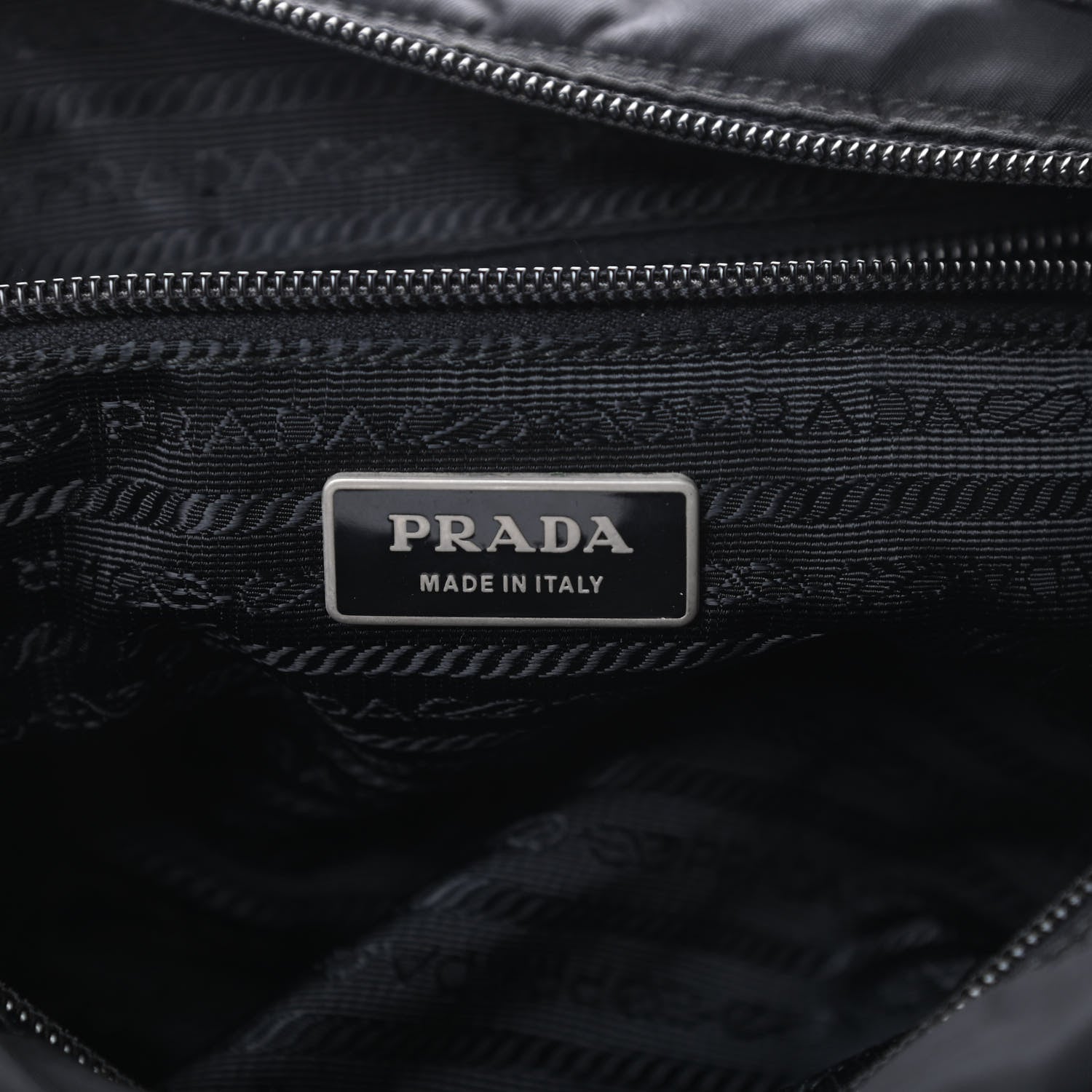 Prada Nylon Vela Messenger Bag Black 6 of 16