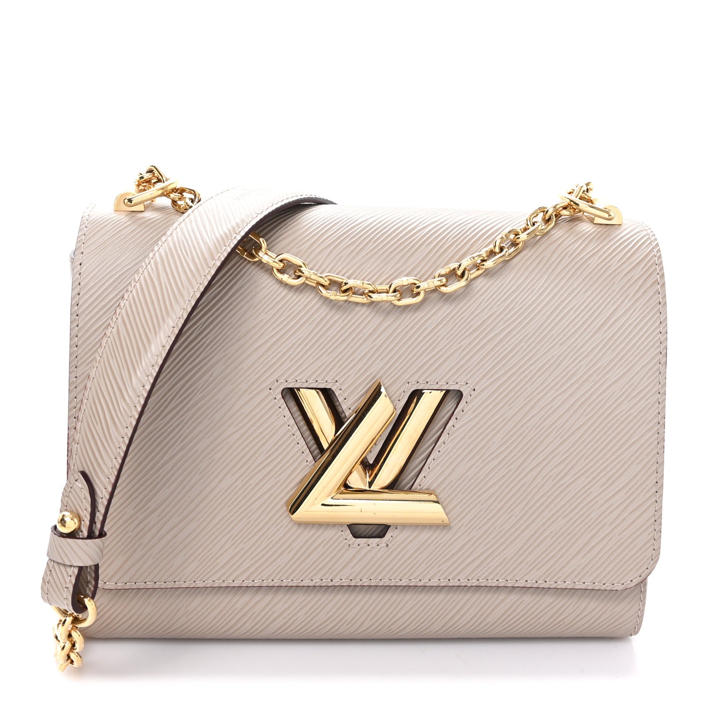 Epi Twist Shoulder Bag MM Galet Galet