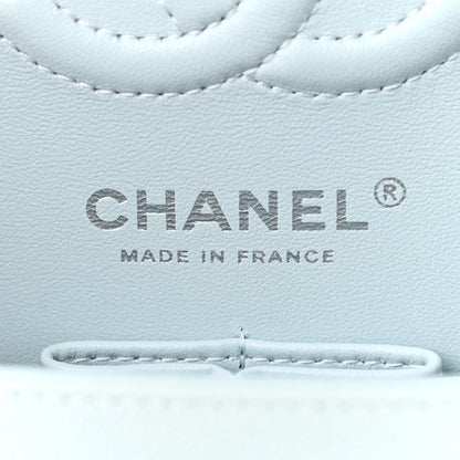 Chanel Caviar Quilted Small Double Flap Light Blue 8 of 11