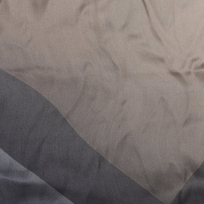 Burberry Silk Ombre Check Scarf Camel Black 6 of 6